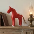 thumbnail image 1 of Wooden Rocking Horse Decorative Ornament With Hemps Rope, 1 of 6