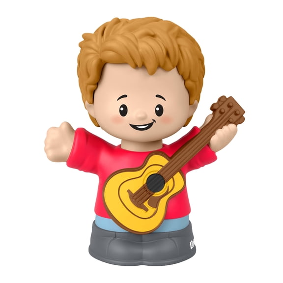 Fisher-Price Little People Boy with Guitar Character Figure for Toddlers & Preschool Kids, 1 Toy