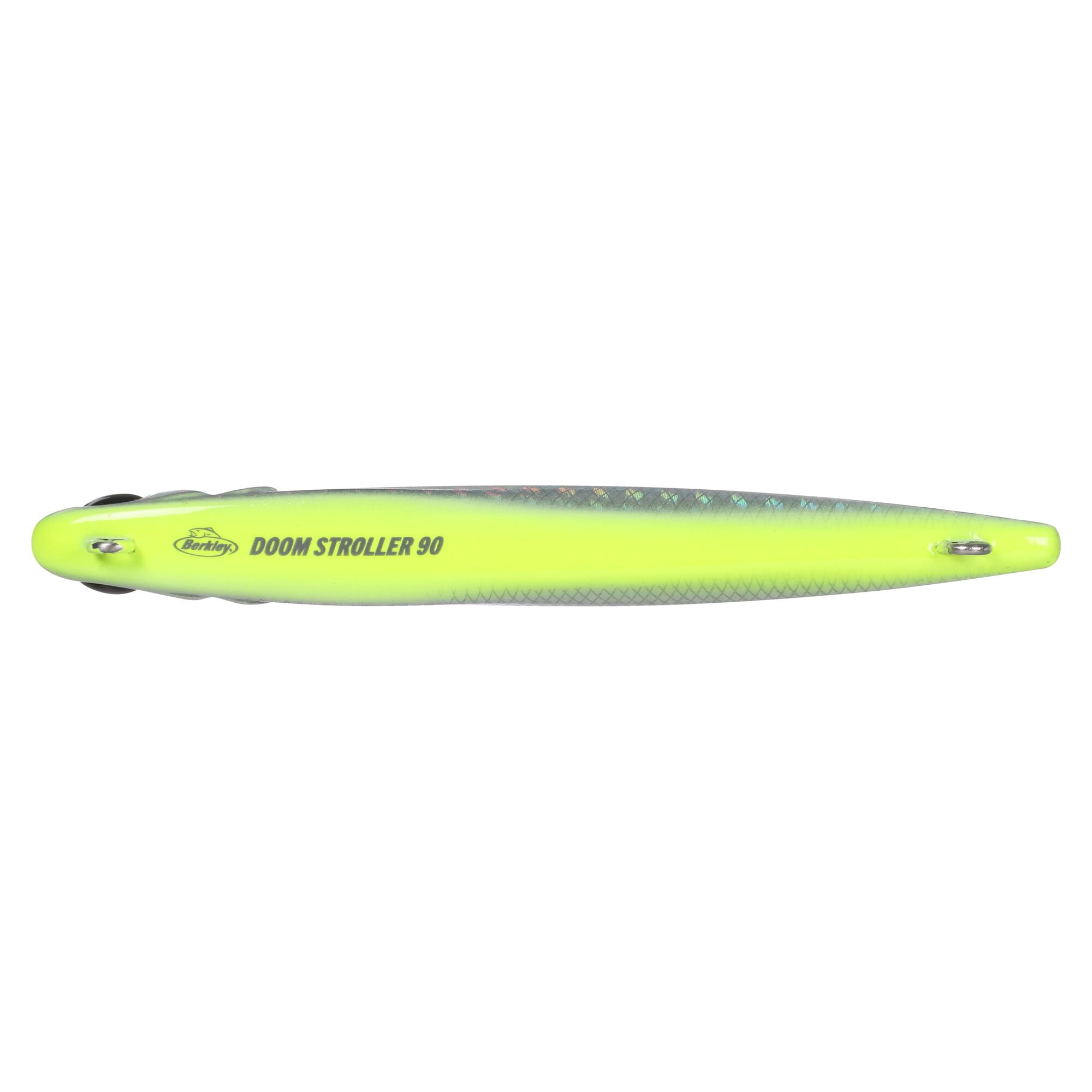 Berkley Doom Stroller Fishing Lure, 3.5 in, Silver Citrus (1-count)
