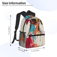 thumbnail image 2 of Pofeuu Colorful Dachshund Art Print Laptop Backpack Travel Canvas Backpack for School Lightweight and Comfortable Backpack College Backpack Schoolbag, 2 of 6
