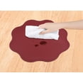 thumbnail image 2 of REGALWOVEN Placemat Set of 6 Faux Leather Placemats for Kitchen Dining Table Decor, Washable Table Placemats Wipeable Table Mat Red 15*15in, 2 of 2