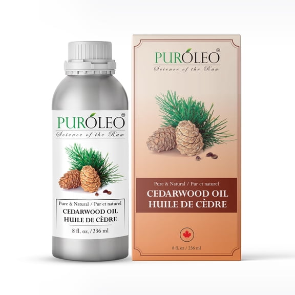 Aceite Esencial PURÓLEO de Cedro 236 ml Puro y Natural