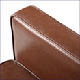 thumbnail image 2 of Recliners Mid-Century Modern Pushback Tufted Recliner with Thicker Cushion, Birch Legs | Light Brown | PU, 2 of 16
