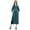 Teal Green, variant on Phagun Rayon Gota Patti Long DesignerKurtiFor Women's Indian Ethnic Wear Solid Kurta