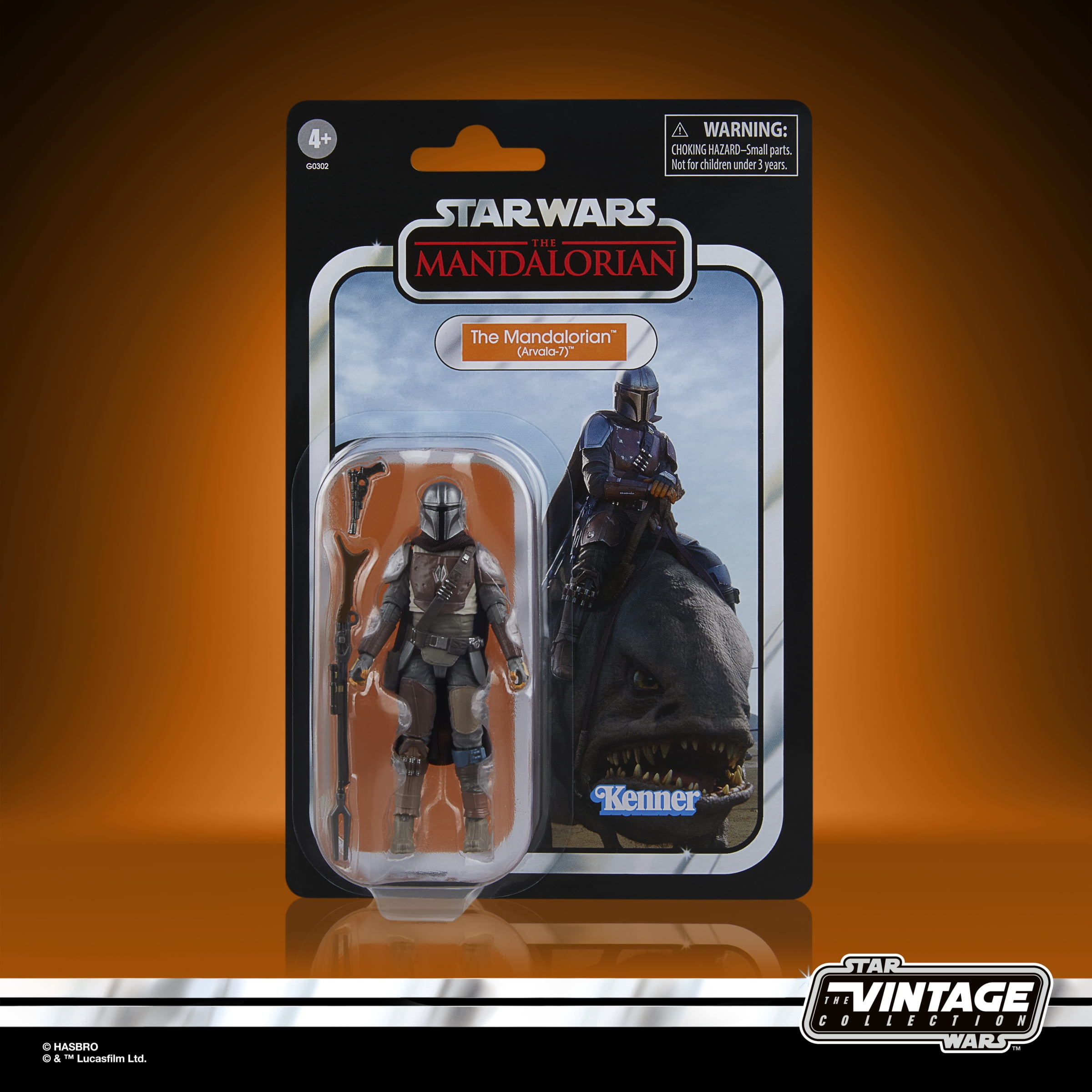 Star Wars The Vintage Collection Blurrg & The Mandalorian Action Figures (3.75”)
