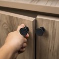thumbnail image 4 of Shisuyan Modern Dresser Knobs Mushroom Shape Silver 5Pcs 0.94X0.94In, 4 of 8