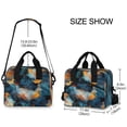 thumbnail image 4 of joogoo Marble with Blue Insulated Lunch Bags Reusable Cooler Box with Shoulder Strap, 4 of 6