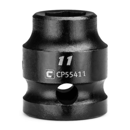 UPC: 0886352554114 | Capri Tools 11 mm Stubby Impact Socket  1/2 in. Drive  6-Point  Metric