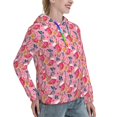 thumbnail image 6 of Kdxio Festive Christmas Stocking Cheer Print Womens Oversized Hoodies Sweatshirts Hooded Pullover Tops Sweaters Casual-Small, 6 of 7