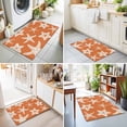 thumbnail image 4 of Entryway Rug 2'x3', Orange Starfish Coastal Kitchen Runner Rugs Non-Slip Carpet Mats, Nautical Summer Ocean Abstract Art Bedside Rugs Runners Washable Floor Carpet for Bathroom Laundry Room, 4 of 8