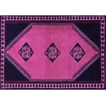 thumbnail image 1 of Ahgly Company Indoor Rectangle Southwestern Purple Country Area Rugs, 5' x 7', 1 of 4