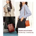 thumbnail image 4 of SQDWYGG All-match Vertical Cellphone Bag, Crossbody Leather Shoulder Bags and Clutches, Women Crossbody Handbags Retro Messenger Bag,Green, 4 of 6