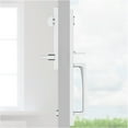 thumbnail image 4 of Baldwin FDSANxSQUCQE190 Santa Cruz Full Dummy Full Plate Handleset - Black, 4 of 6