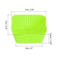 thumbnail image 2 of 18Pcs Silicone Cupcake Baking Cups, Silicone Muffins Liners, for Cooking Eggs, Baking Muffins Cake Mold Green, 2 of 6