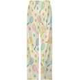 thumbnail image 4 of PRIYAL Mens PJ Pajama Pants Colorful Tennis Rackets Balls Bottoms Lounge Pants Sleepwear, 4 of 5