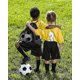 thumbnail image 5 of Boys Drawstring Basketball Backpack, Foldable Football Backpack Gym Bag, Large Capacity Football Backpack, Ball Net with Storage, 5 of 5