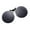 Black, variant on Round Rimless Clip on Sunglasse Photochromic Polarized Clip-on Lenses Anti-glare Sunglasses Anti UV400 Driving Night Vision Goggles