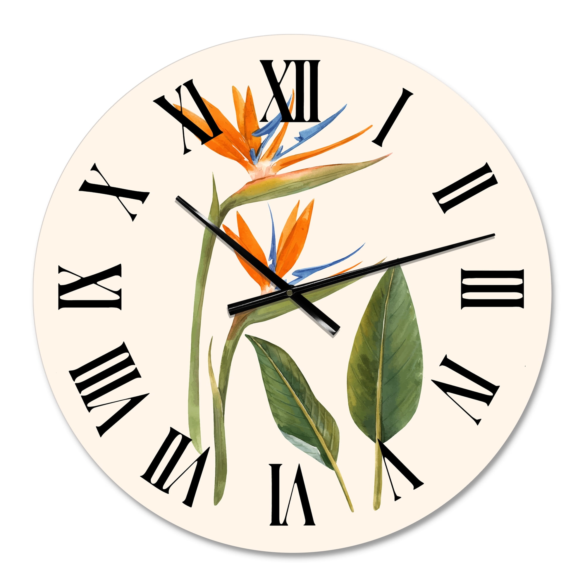 Designart 1 in Quartz Traditional Wall Clock