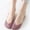 Purple, variant on Gymayou Ultra Low Cut Liner Socks for Women No Show Toe Topper Liner Sock with Sling Back Beige One Size
