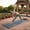 Dark Blue, variant on Organic Cotton Yoga Mat – Handwoven, Anti-Slip Exercise & Meditation Mat 2x6 Ft Travel-Friendly