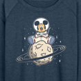 thumbnail image 3 of Mickey & Friends - It's A Small Moon - Women's Lightweight French Terry Long Sleeve Shirt, 3 of 5