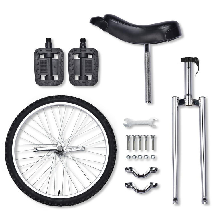 Yescom 24 In Wheel Outdoor Unicycle Adjustable Seat Anti