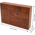 thumbnail image 2 of Antique Apothecary Cabinet with 16 Drawers Wood Box Desk Drawer Organizer Box$$Home Decor, Kitchen, & Other, 2 of 9