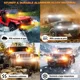thumbnail image 5 of Faros Auxiliares Barras Lupa Bicolor Beam Para Moto Autos, 5 of 5