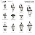 thumbnail image 5 of Livex Lighting Georgetown Outdoor Wall Lantern in Bronze, 5 of 9