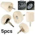 thumbnail image 6 of 5 X Buffing Pad Polishing Mop Car Wheel Buffer Polisher Kit Drill Attachment Set, 6 of 10