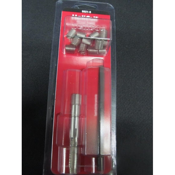 Helicoil Thread Repair Kit 5521-5 Universal; 5/16 Inch-18 Thread Size; With 12 Heli-Coil Inserts/Installation Tool/Tap
