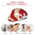thumbnail image 7 of Gaeub American Flag Map Shower Caps for Women Men,Double Waterproof Layers Bathing Hat,Elastic and Reusable Bath Caps, 7 of 7