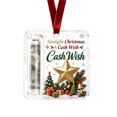 thumbnail image 5 of Christmas Cash Gift Ornament, Acrylic Money Holder with Christmas Star Design for Xmas Tree Decor, 5 of 6