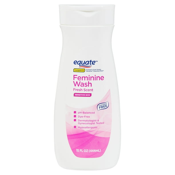Equate Sensitive Skin Feminine Wash, Light & Clean Scent, 12 fl. Oz
