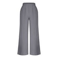 thumbnail image 6 of FAIWAD Two Piece Sets for Women Ribbed Knit Tops and Wide Leg Pants Casual Comfy Home Outfits Loungewear, 6 of 9