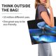 thumbnail image 2 of Balery Blue Viper Snake Bolsa Tote Estilo Estético con Cremalleras, Bolsa de Hombro, Bolsa de Compras Grande y Plegable, 2 of 8