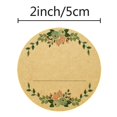 thumbnail image 2 of 500 Pieces Kraft Paper Stickers, Self-adhesive Labels 5 Cm, Jam Jar Stickers zhangyuxiang LED, 2 of 2