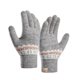 thumbnail image 1 of Guantes Cálidos de Invierno Qarigey Mitones de Punto Elásticos Gris, 1 of 6