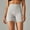 White, variant on Workout Shorts Women Sevevn Woman Solid Color Elastic High Waist Yoga Shorts Slim Pants Spandex Shorts Women