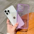 thumbnail image 3 of Compatible with iPhone 13 Pro Max Case with Diamond Pattern, Holographic Love Heart Clear Case for iPhone 13 Pro Max 6.7 Inch Laser Bling Cute Shockproof Case for Women Girl Purple, 3 of 12