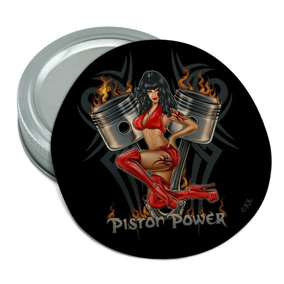 Piston Power Motorcycle Chopper Biker Round Rubber Non-Slip Jar Gripper Lid Opener