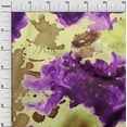 thumbnail image 3 of oneOone Cotton Silk Light Yellow Fabric Abstract Watercolor Sewing Fabric By The Yard Printed Diy Clothing Sewing Supplies 42 Inch Wide, 3 of 4