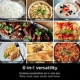 thumbnail image 4 of Ninjna 6.5 qt Gray Stainless Steel Multi-Cooker, 4 of 8
