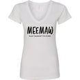 thumbnail image 3 of Inktastic Funny Meemaw Because Grandmother is for Old Ladies Women's V-Neck T-Shirt, 3 of 5