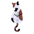 thumbnail image 2 of veasfak Cat Wall Clock, Birdhouse Minimalist Modern Design Clock Pendulum Silent, 170x420mm, 2 of 9