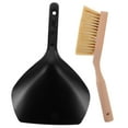 thumbnail image 5 of TEHAUX 1Set Small Broom and Dustpan Set Black Jute Practical for Study Room, 5 of 8