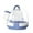 Haze blue, variant on JNANEEI Small Bird Parrots Carrier Travel Cage Parrots Go Out Good Ventilation