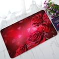 thumbnail image 1 of Ramo de rosas rojas ABPHQTO Felpudo 45x75 cm, 1 of 1
