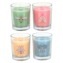 Something Different Mandarin & Bergamot Floral Bug Scented Candle (Pack of 4)