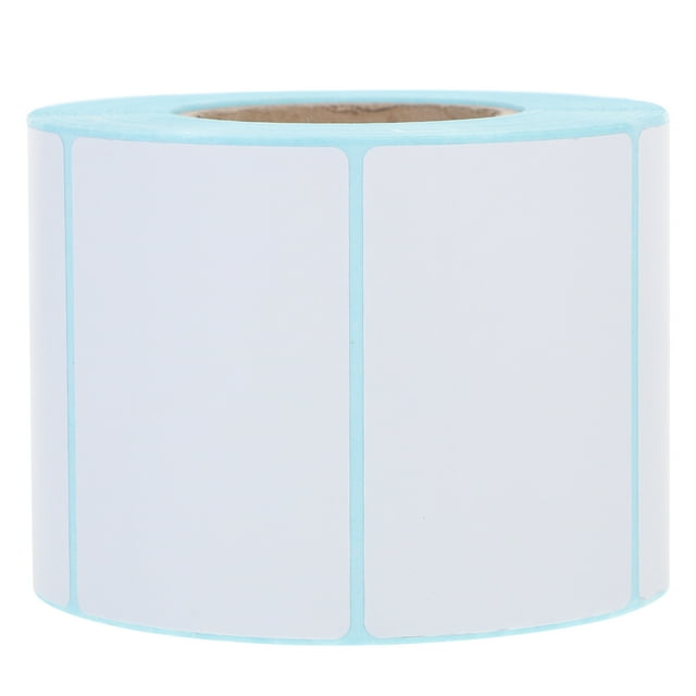 Étiquettes Thermiques Papier Blanc 2 Rouleaux 60mm x 40mm pour Expédition Utilisateurs Professionnels